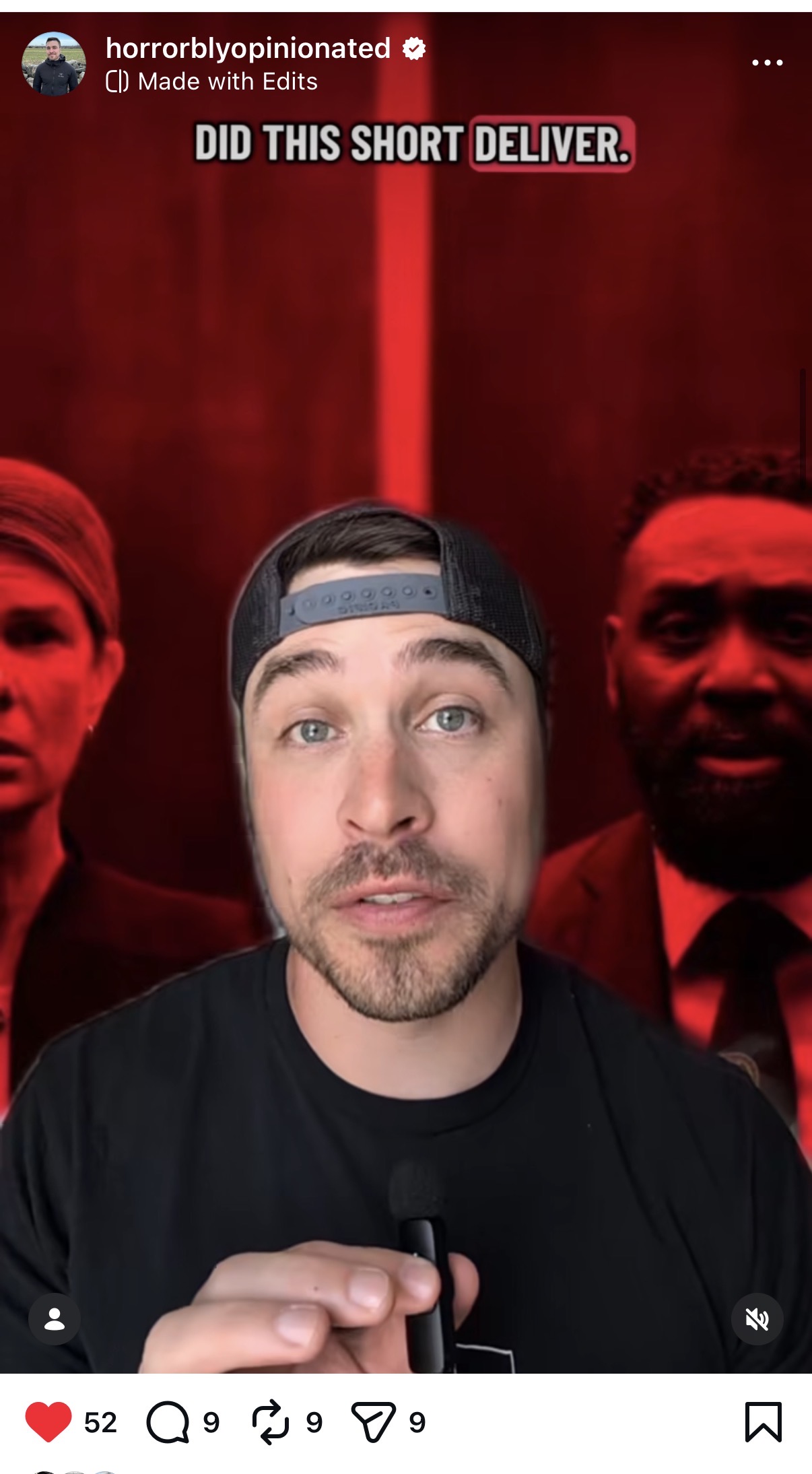 Horrorbly Opinionated reacting to OPEN DOOR